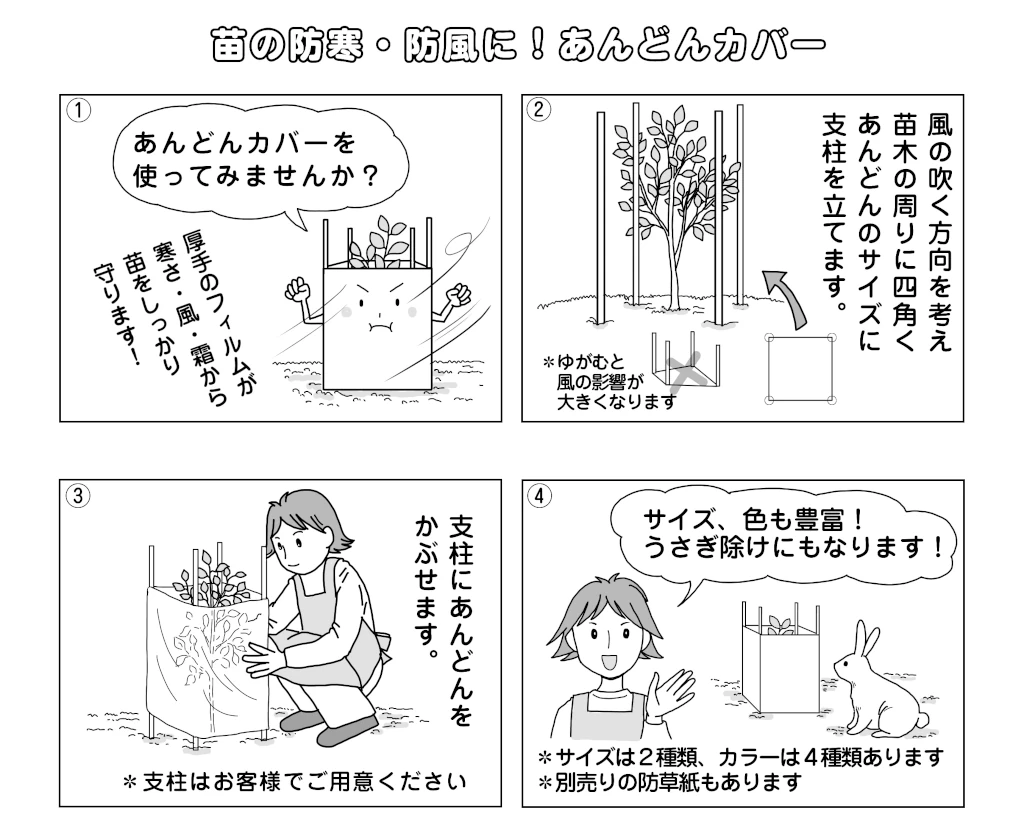 あんどんカバーの設置方法