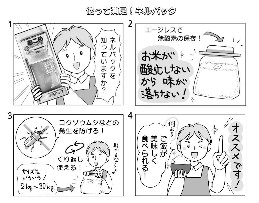 4コマで解説 Nelpackでできること